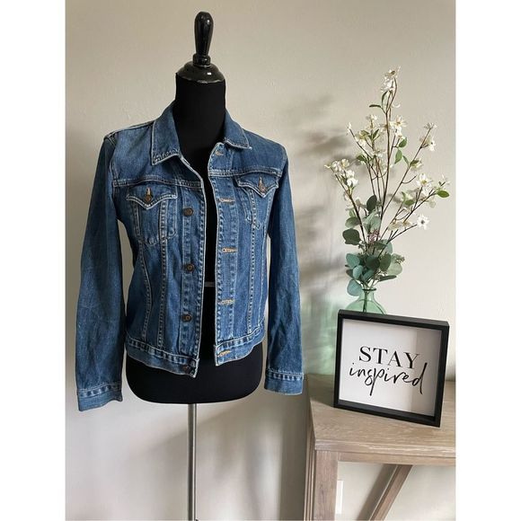 Earl Jean Jacket with Custom One if a Kind Painted Sunset on the back - Picture 2 of 6